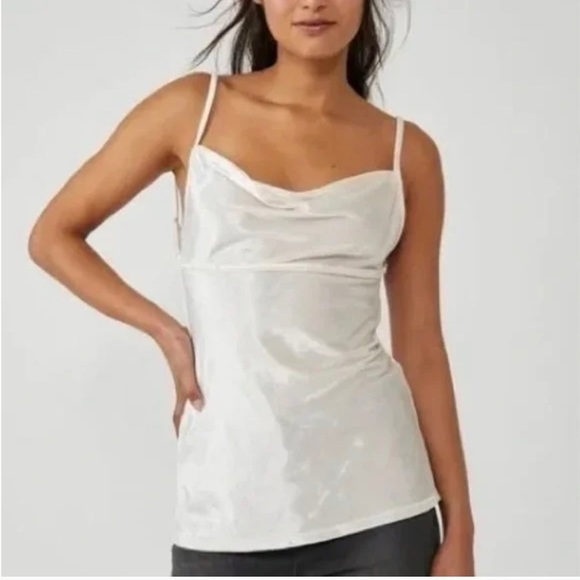 Free People Tops - ✨Free People✨ NWT FP Intimately All Night Velvet Tunic “Champagne” Size XS-Small